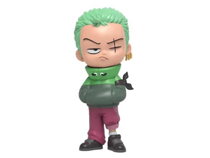Mighty Jaxx CosmiQ One Piece: Zoro Verzamelfiguur, One Piece Kunstspeelgoed, Verzamelbaar Speelgoed Van Vinyl