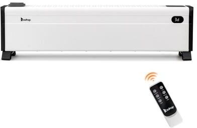 1500W Electric Baseboard Space Heater with 3 Heat Settings, Remote Control