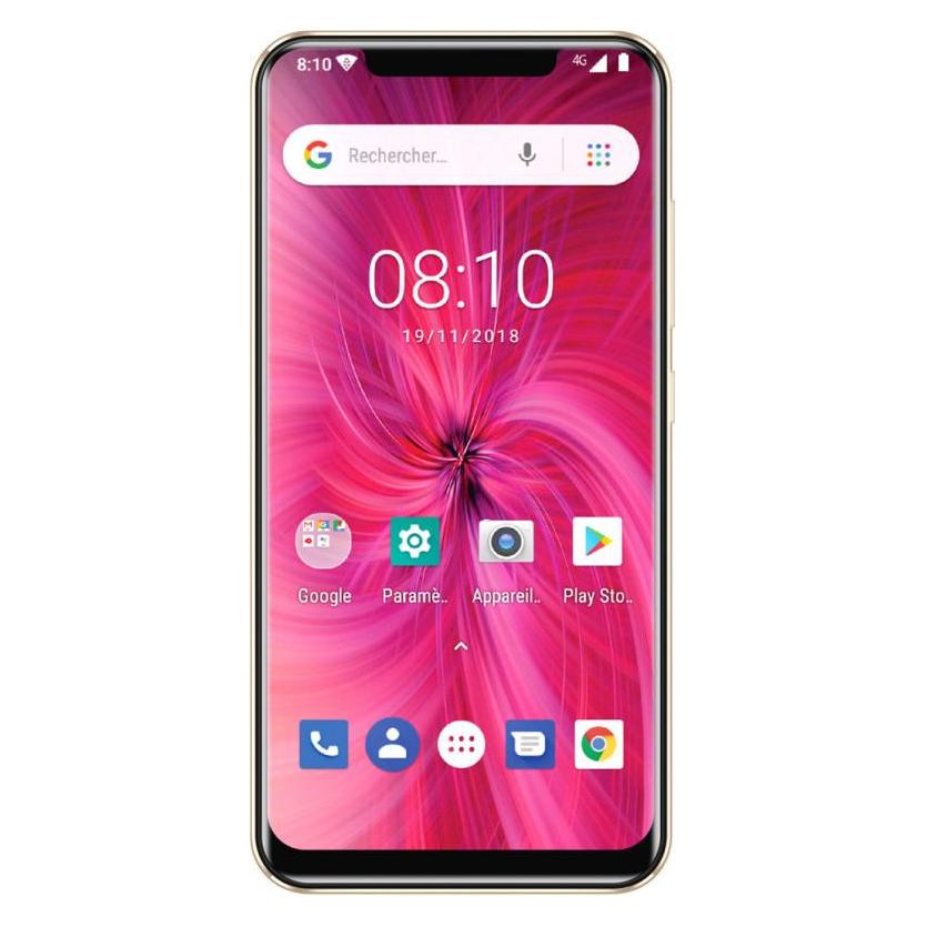 Konrow Easy 62 - Android 8.1 - 4G - Écran 6.2" - Double Sim - 16Go, 1Go RAM - Or (16 GB, Gold, 6.20", Dual SIM, 4G) (58291433)