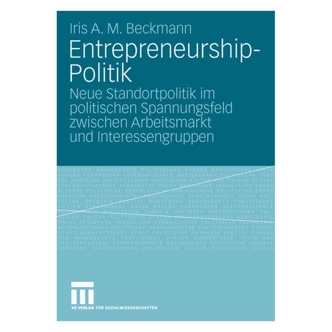 VS Entrepreneurship-Politik (Deutsch, Softcover, Iris A. M. Beckmann) (7921248)