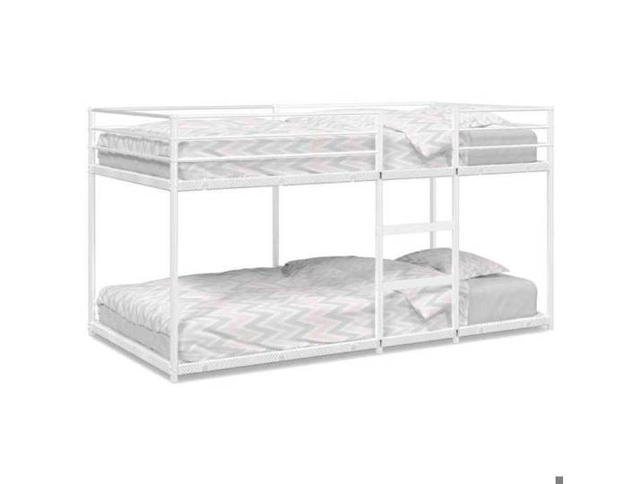 Promo 2026  Lit double&lit adulte Cadre de Lit superposé - blanc 90x190cm acier 3827288