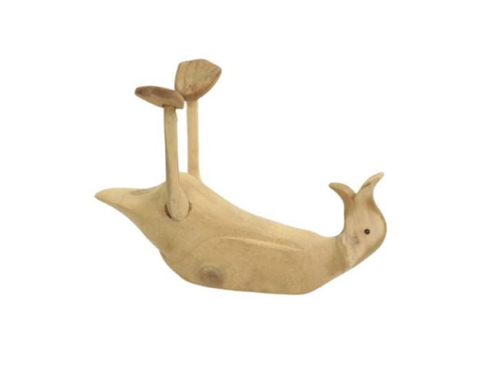Porte bouteille - Canard Racine de teck