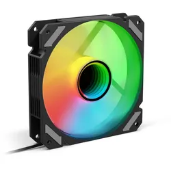 Sharkoon Shark Mirror RGB PWM, 120 mm, schwarz