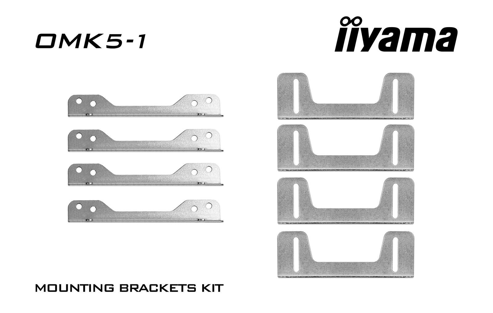 iiyama OMK5-1 - Montagekomponente (4 Halterungen) - für TF1615MC