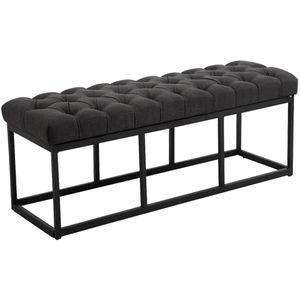 CLP Sitzbank Amun, 307228, bis 150 kg, aus Stoff, schwarz, 120 x 38 cm