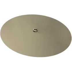 Elementi Edelstahl Abdeckung mit Hebeknopf für Gas-Feuerstellen "Branford", "Marra" und "Oku",silber,60 x 60 x 1,15 cm (L x B x H)