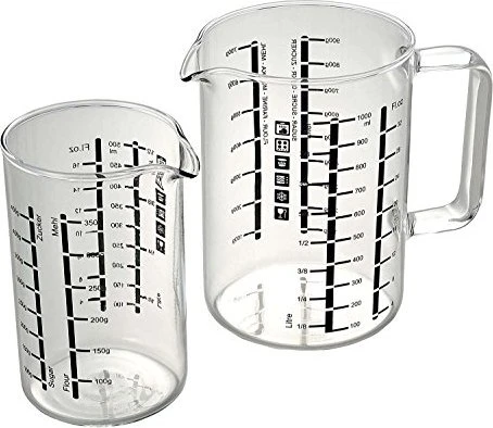 SIMAX Messbecher aus Glas 2-er Set