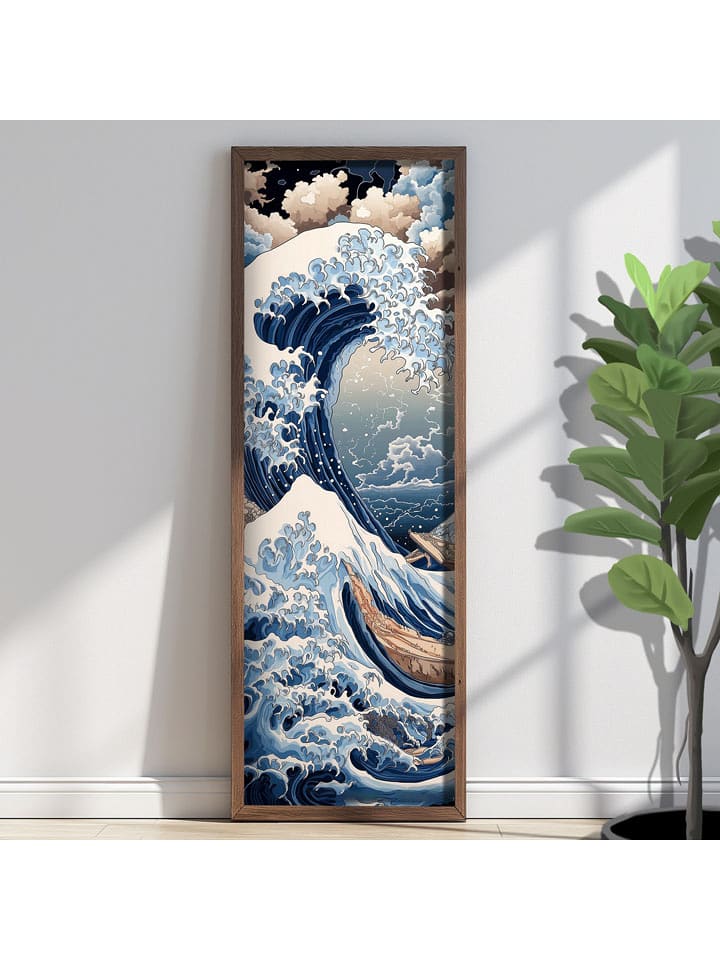 Scandinavia Concept Gerahmter Kunstdruck - (B)40 x (H)120 cm - onesize