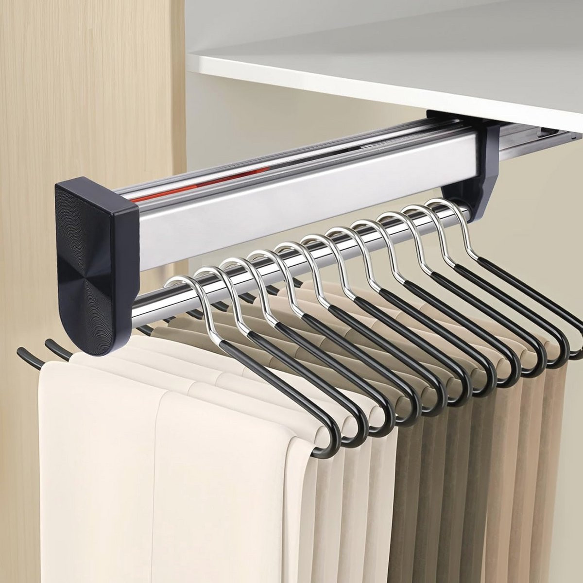 Merkloze intrekbare kaststang 400 mm voor kleding en organisatie