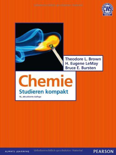Brown, Theodore L - Chemie - Chemie, Allgemeine: Studieren kompakt (Pearson Studium - Chemie) - Preis vom 17.10.2026 19:25:27 h