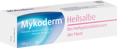 Engelhard Arzneimittel GmbH & Co.KG MYKODERM Heilsalbe Nystatin u.Zinkoxid 100 g 01541382