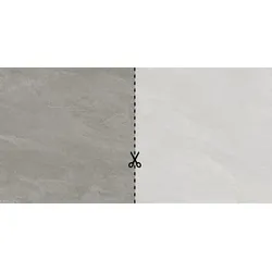 NovaBell Norgestone Outdoor Light Grey 60x60x2 cm Terrassenplatte Schnittmuster Matt Strukturiert Naturale