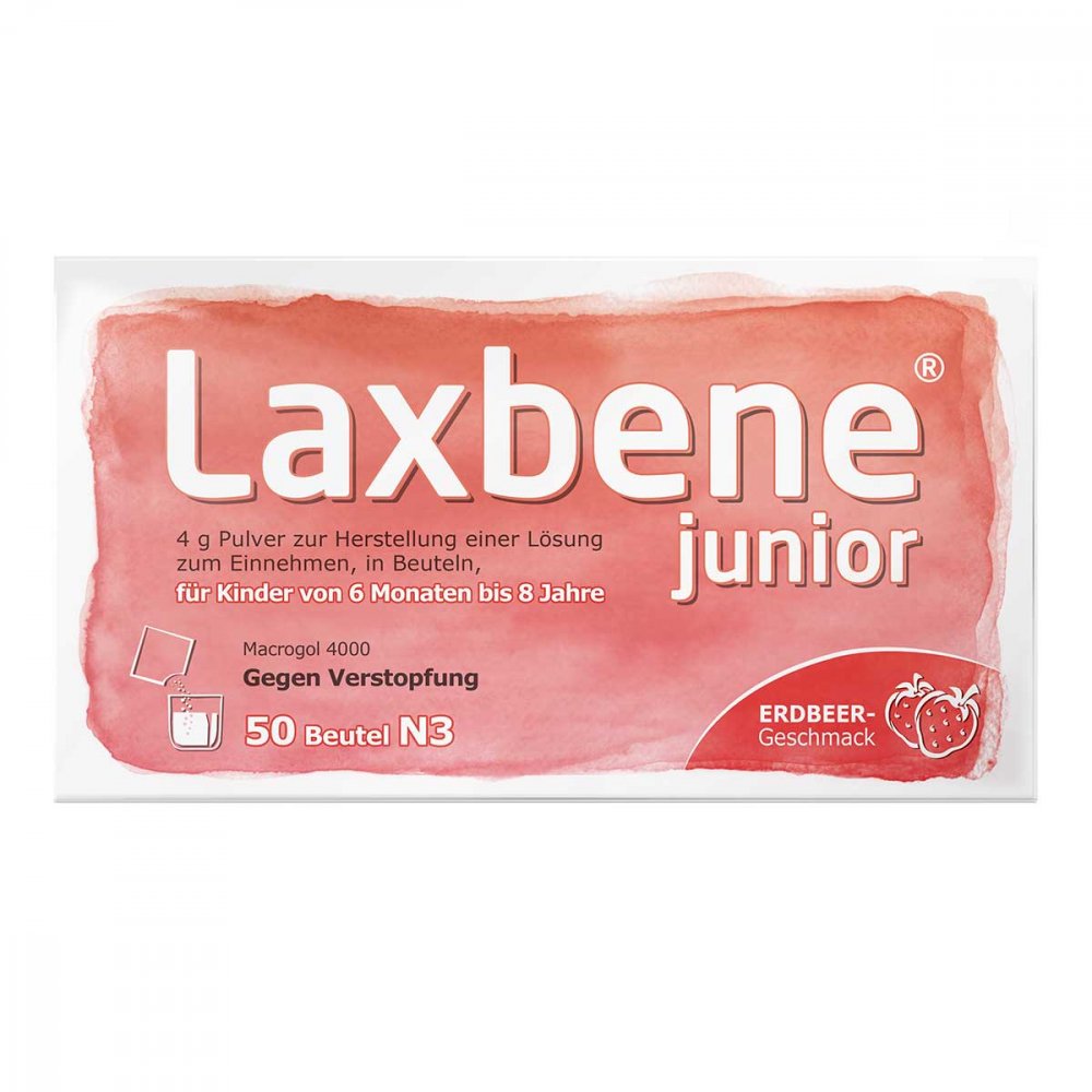 Recordati Pharma GmbH Laxbene junior 4g Erdbeer 15235016