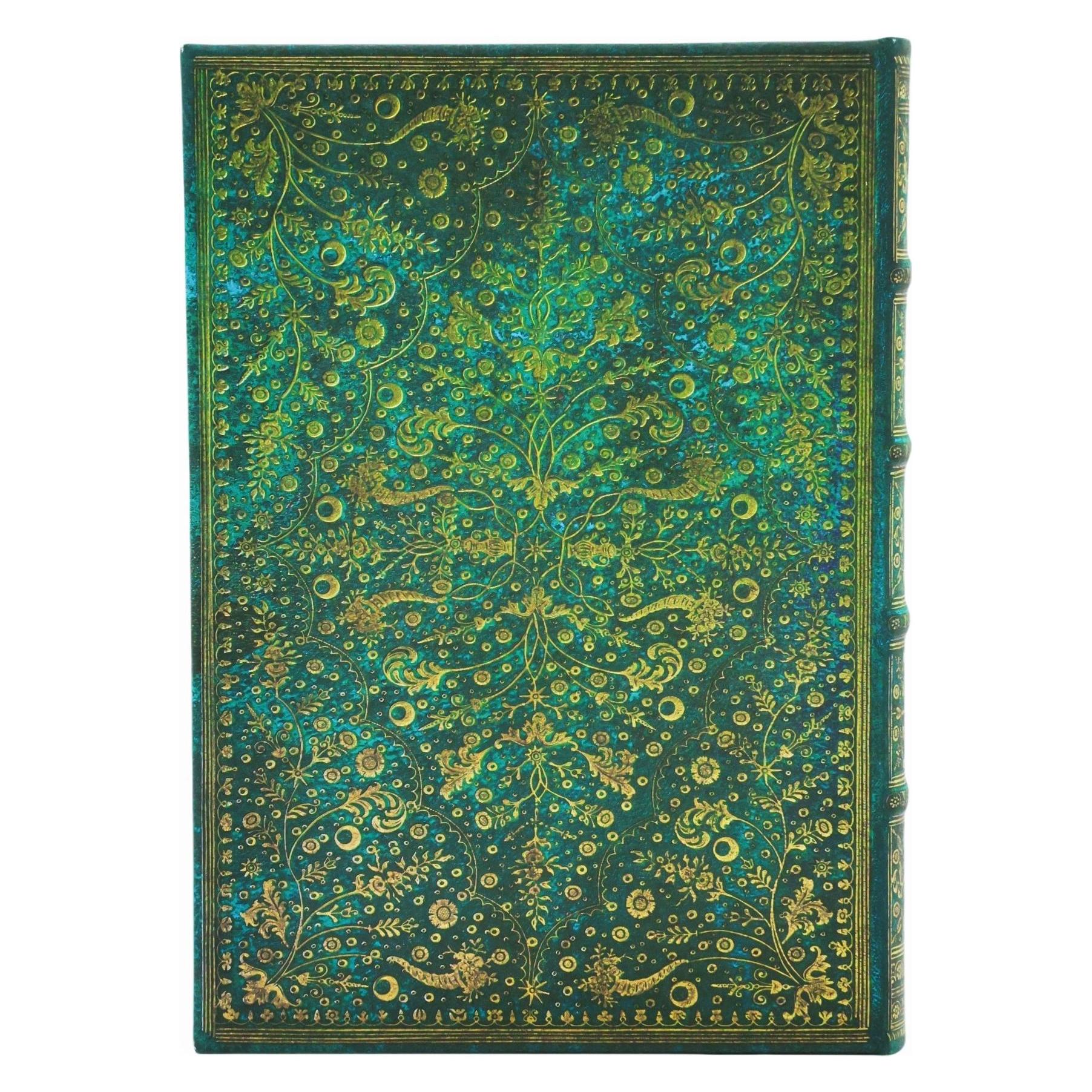 Paperblanks Hardcover Notizbücher - Smaragdblume - Midi - Liniert (A6, Liniert) (PB1315-1)