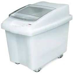 BRB 100 Liter Futtermittelbehälter/Vorratsbehälter für Trockenfutter, mit Rollen, BxTxH 465 x 705 x 580 mm