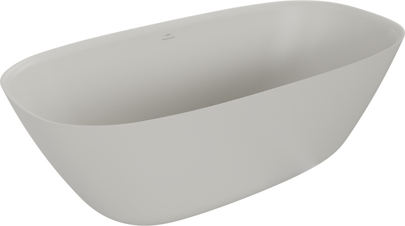 Mexen Como freistehende Badewanne aus Konglomerat 170 x 82 cm, Beton matt - 57311708261