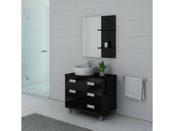 Meubles salle de bain MILAN Noir