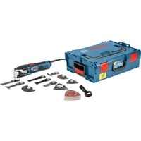 Multi-Cutter GOP 55-36 Professional, Multifunktions-Werkzeug blau/schwarz, 550 Watt, L-BOXX, inkl. Zubehör