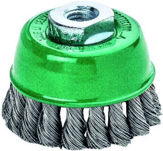 Lessmann Brosse à casserole V4A M14 torsadée 65x0,5mm (482517)