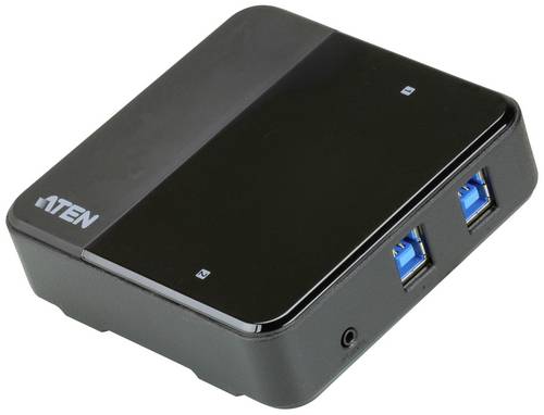 ATEN US3324 2 Port USB 3.2 Gen 1-Umschalter (USB 3.0) Schwarz