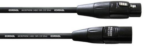 Cordial CIM5FM XLR Verbindungskabel [1x XLR-Buchse - 1x XLR-Stecker] 5.00m Schwarz