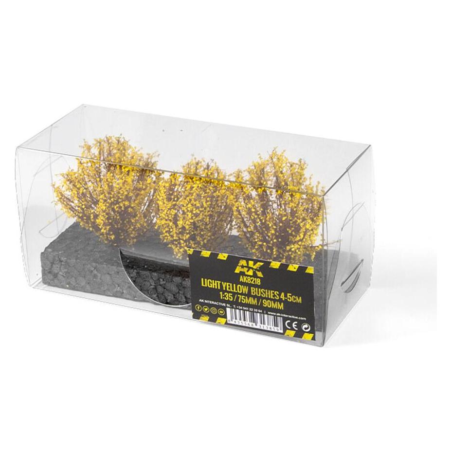 AK Interactive Light Yellow Bushes 4-6cm (AK8218)