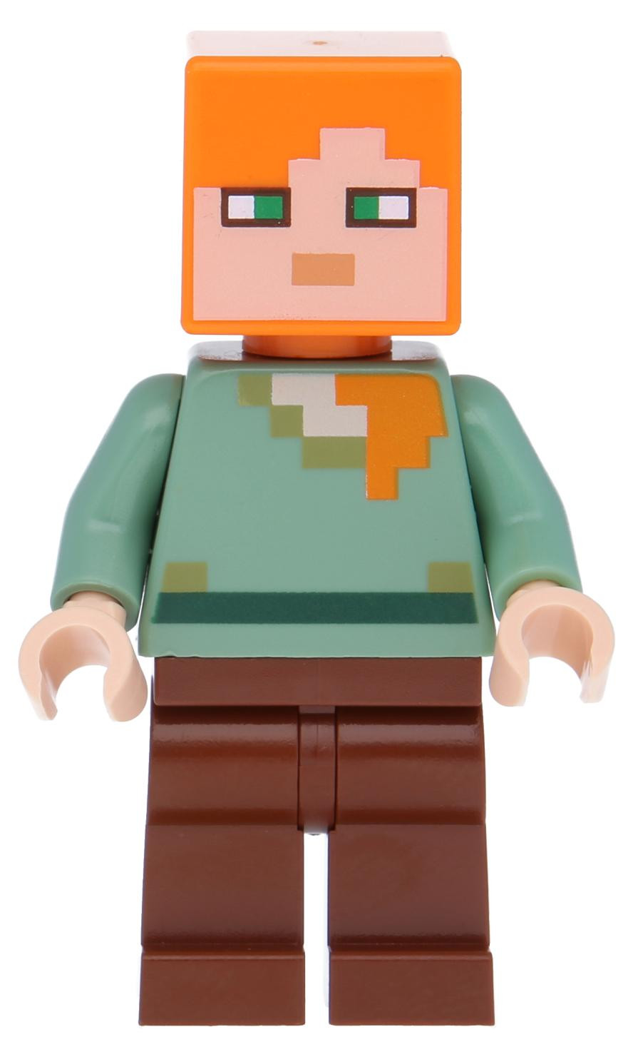 LEGO Minifiguur Alex met vierkant hoofd Minecraft min017