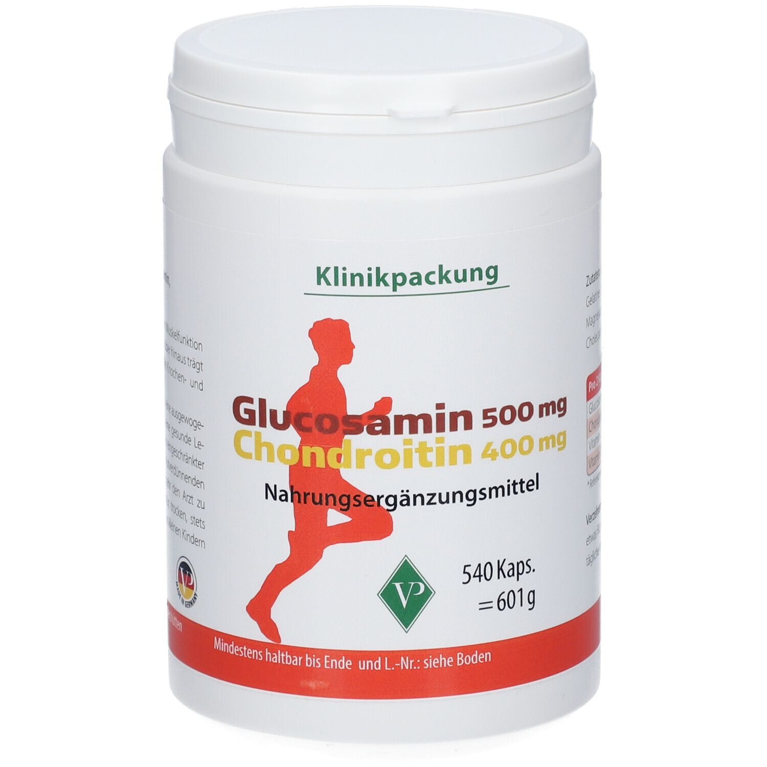 Glucosamin 500 mg+Chondroitin 400 mg Kapseln 540 St