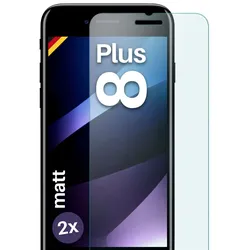 moex Mattes Panzerglas für iPhone 8 Plus – Anti Reflex Schutzfolie aus Glas fürs Display – ShockProtect Matt