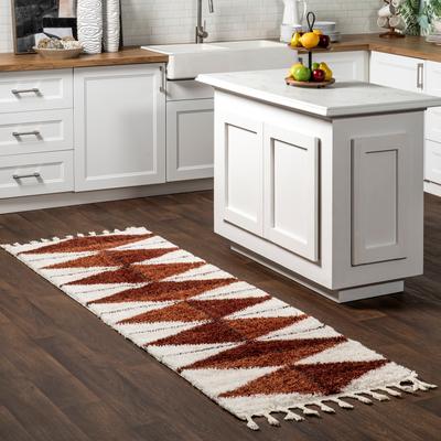 Nuloom Micah Diamond Shag Tassel Area Rug
