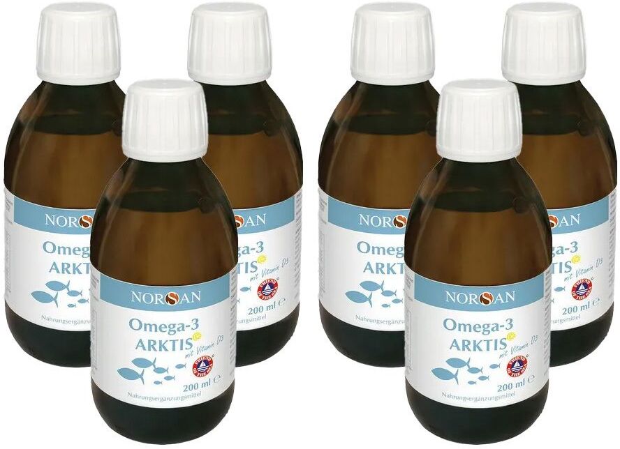 Norsan Omega-3 Total Arktis flüssig x6 6x200 ml Flüssigkeit