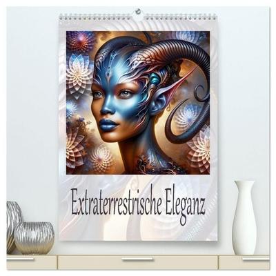 Extraterrestrische Eleganz (hochwertiger Premium Wandkalender 2027 DIN A2 hoch), Kunstdruck in Hochglanz