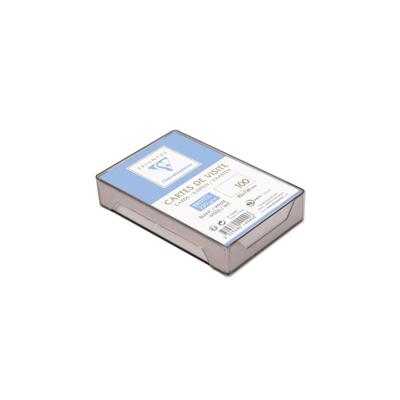 Clairefontaine 1000x visitenkarten 82x128 220g 100er Pkg- Weiß 1444C