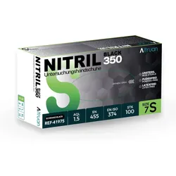 Altruan Nitril350 Black Unter.unst Latexf Puderf S 100 ST