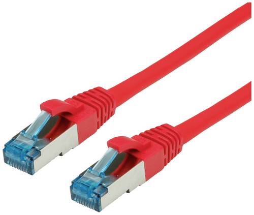 Value 21.99.1924 RJ45 Patchkabel CAT 6a S/FTP 0.30m Rot