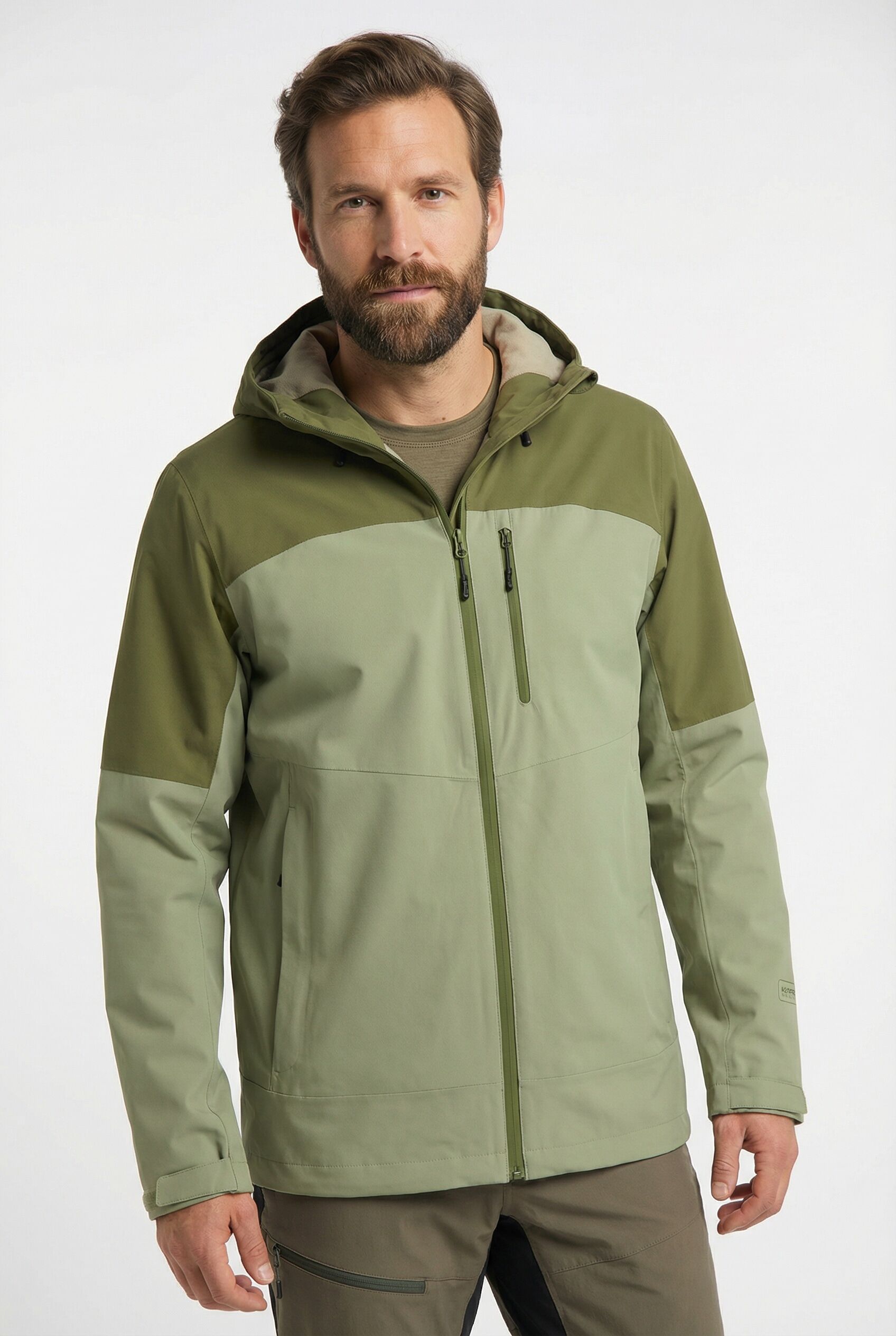 Funktionsjacke ICEPEAK "BANGS", Herren, Gr. 54, light grün, Obermaterial: 100% Polyester. Futter: 100% Polyester, Jacken Funktionsjacke, wasserdicht, winddicht, atmungsaktiv