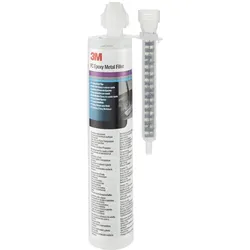 3M Epoxidharz Zinnersatz-Spachtel, 180ml Kartusche 37455 incl. 1 Mischdüse 51875