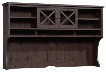 Klair Living "Wood Hutch with Adjustable Shelves, Brown - 64.57"" W x 13.19"" D x 40.04"" H"