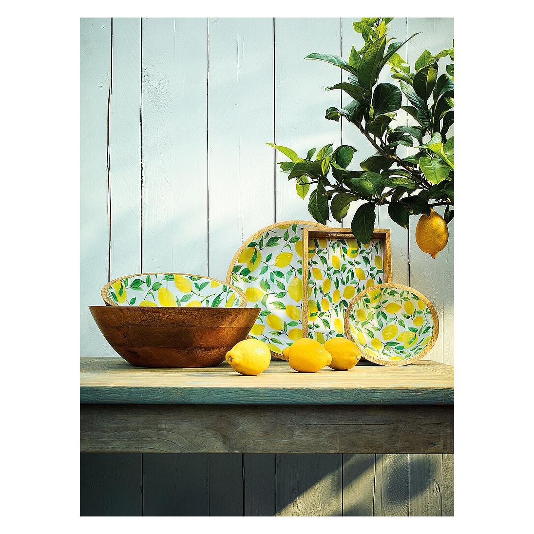 Zassenhaus Schale LEMON Gelb/Gruen (35 cm) (080339)