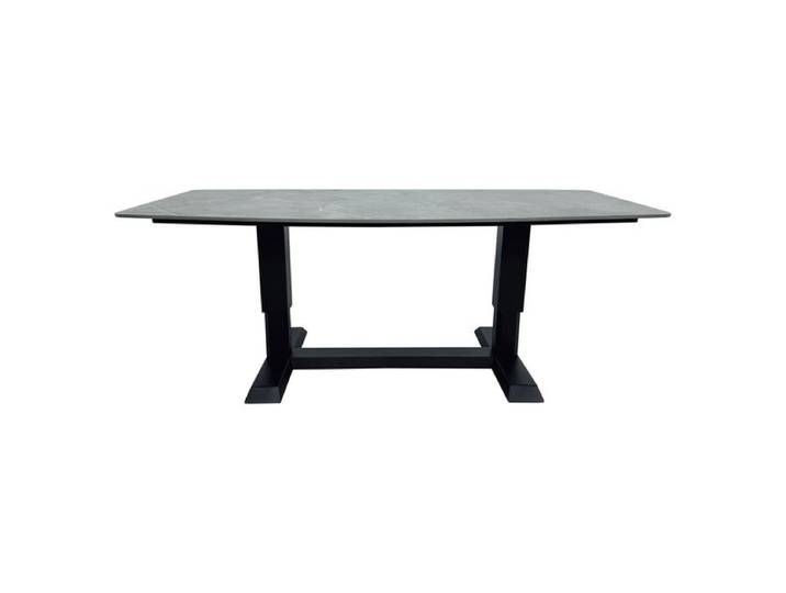 LC Garden Terano Lifttisch 180x90cm Aluminium/Sinterstone Dunkelgrau Hellgrau