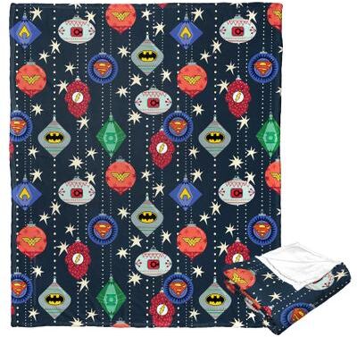 Wb Dc Justice League Hero Ornaments Silk Touch Throw by The Northwest in O