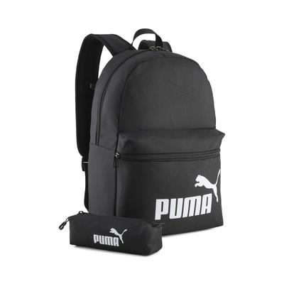 Rucksack PUMA "PHASE BACKPACK SET", puma schwarz, Rucksäcke, Netz, , unifarben, Rucksack, für sportlichen Alltag und vielseitige Aktivitäten