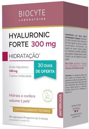 Biocyte Hyaluronic Forte 300 Mg 60 Cápsulas + OFERTA 1 Mês
