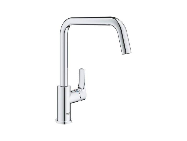 Grohe Küchenarmatur Eurosmart hoher U-Auslauf Vorfenstermontage Chrom