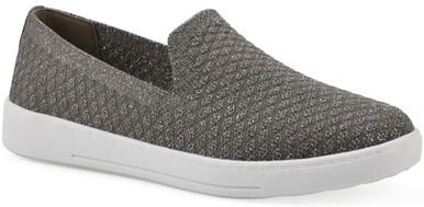 Women's Upstay Slip-on Sneaker by White Mountain in Pewter Fabric (Size 7 M)