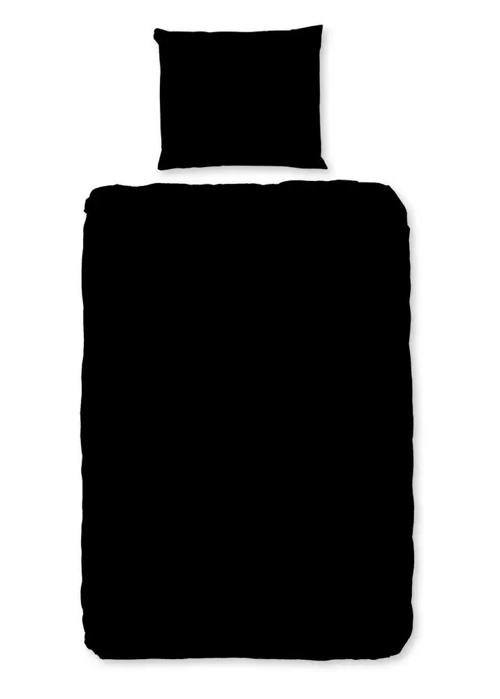 Pure Dekbedovertrek Uni Zwart 140 x 220 cm - 100% Polyester
