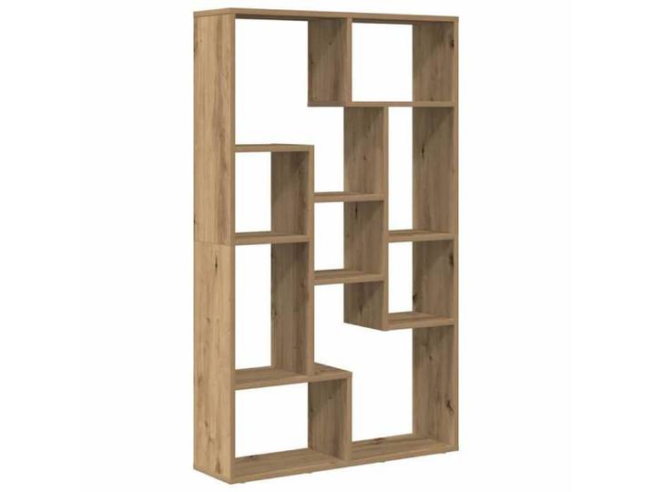 972961& Bibliothèque/Meuble à livres chêne artisanal 72x20x120 cm - Bois - Panneaux de particules