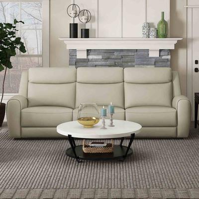Esofastore Beige Finish Recliner Sofa 1pc fully Upholstered