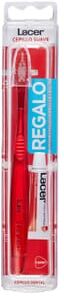 Lacer Cepillo Dental Suave + Pasta Dentífrica 5 ml Laranja