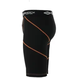 Shock Doctor, Damen, Funktionsunterhose, Kompressionsshorts mit Beckenschutz für Damen (XL), Schwarz